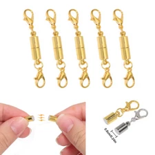 5 set Magnetic Lobster Claw Lock Clasp Necklace Bracelet Jewelry Hook Connectors
