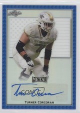 2020 Leaf Metal US Army All-American Bowl Blue 1/15 Turner Corcoran Auto 1u6