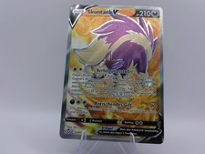 Pokemon Skuntank V Full Art | Deutsch 180/195 Silberne Sturmwinde | Near Mint