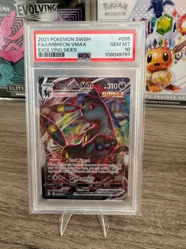 PSA 10 Umbreon VMAX 095/203 Holo Full Art Evolving Skies 2021 Pokemon SWSH