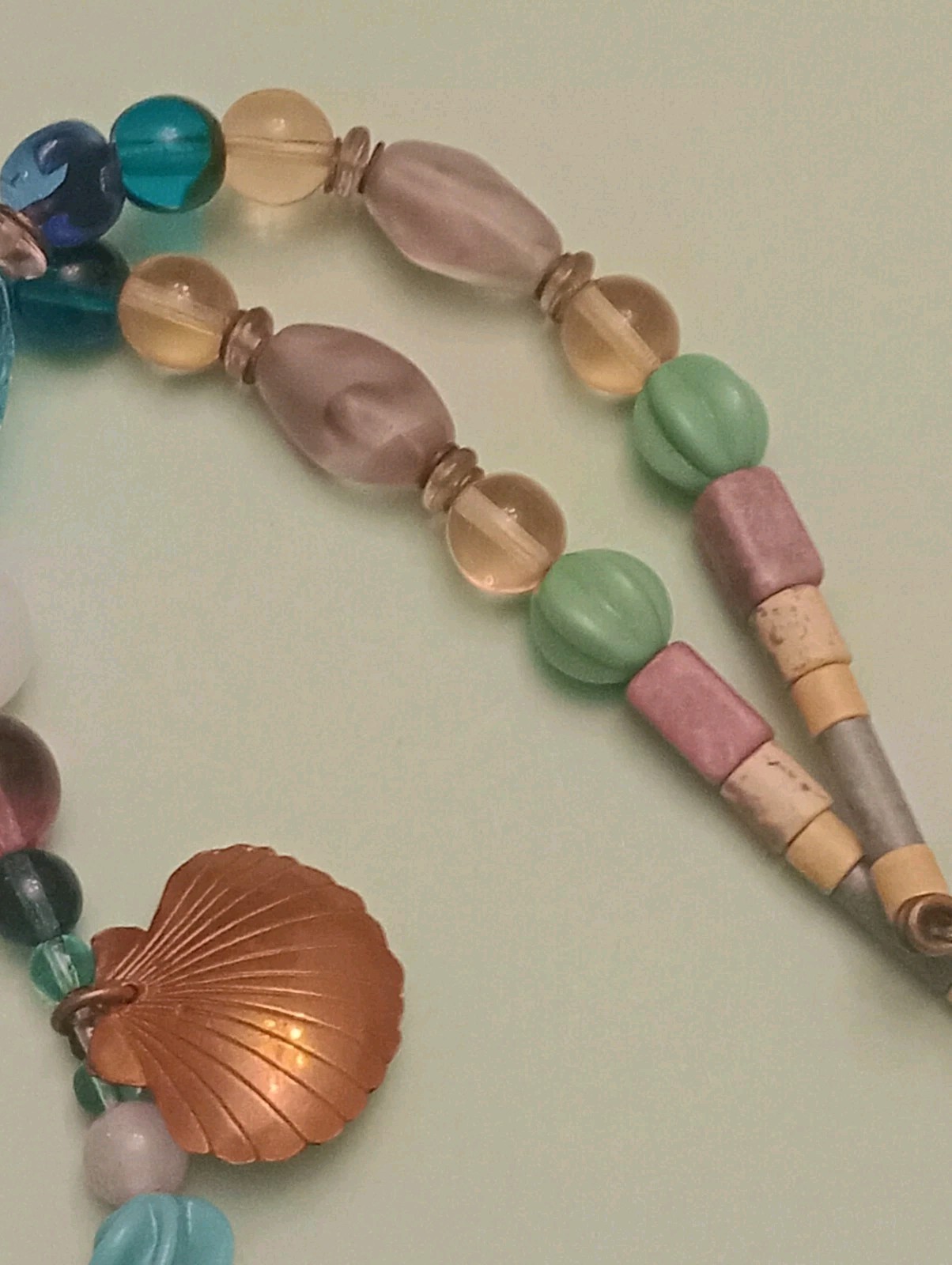 Gicker 1987 Statement Necklace Multicolored Beads… - image 8