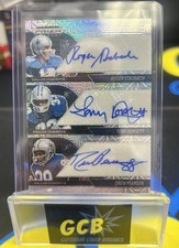 2025 Prizm Black - Cowboys Triple Auto /25 Roger Staubach, Dorsett, Pearson