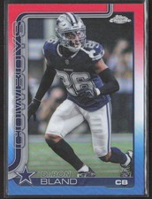 2025 Topps Chrome Daron Bland Red White Blue Refractor Dallas Cowboys