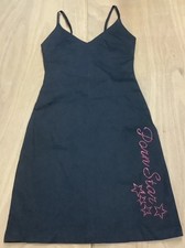 90s Vintage PORNSTAR USA Ladies Dress skate punk goth VTG Rare Skate Punk Goth