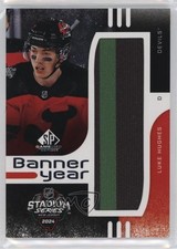 2024 Upper Deck SP Game Used Stadium Series Banner Year Relics Luke Hughes 0y2g