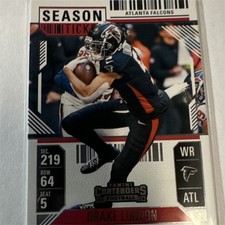 Panini Contenders 2024 Drake London #5 Atlanta Falcons NFL Card