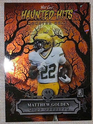 2025 Wild Card Haunted Hits Matthew Golden Woods Orange Lazer 4/4