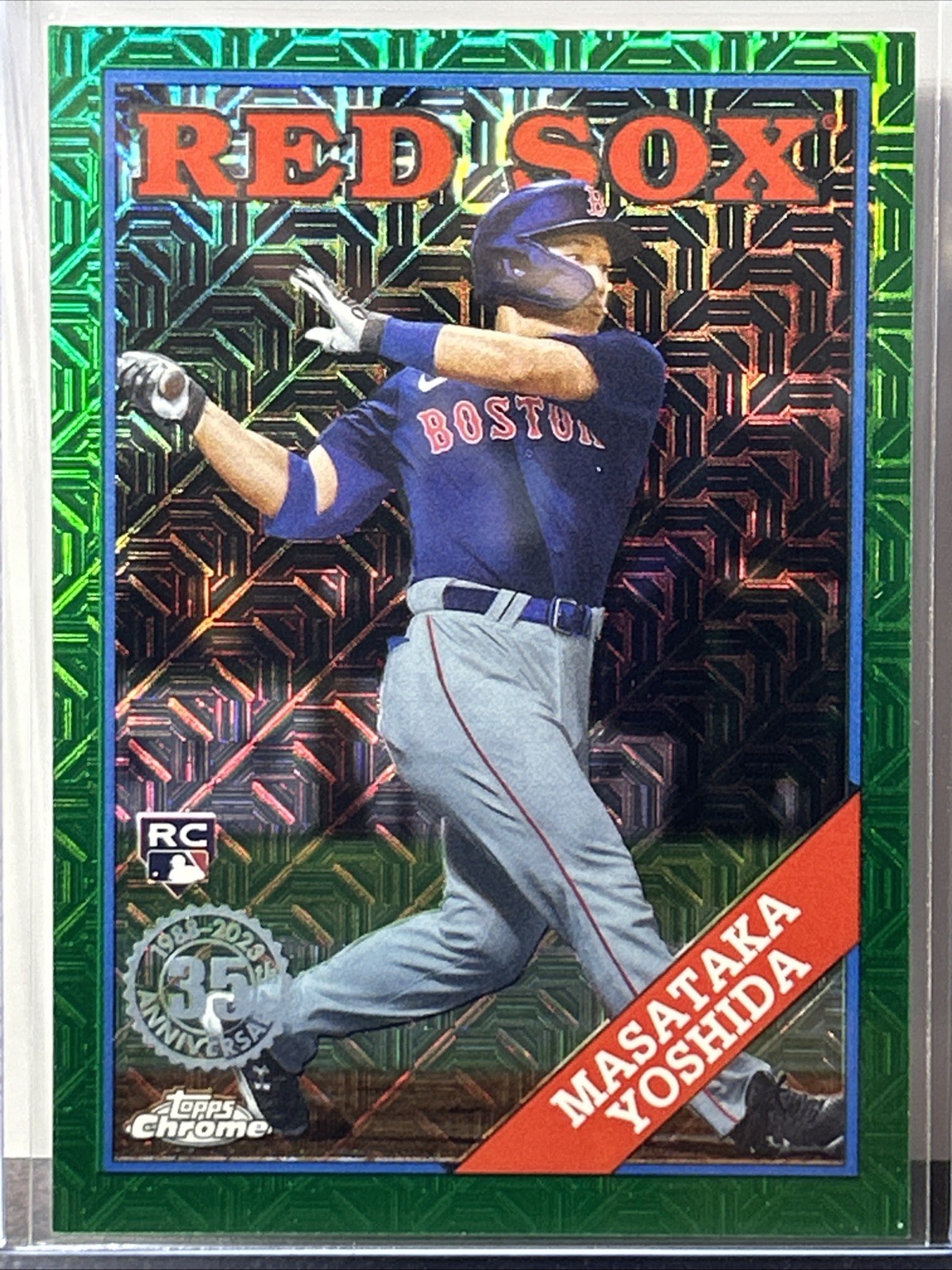 Masataka Yoshida 2023 Topps 1989 Silver Pack Green Rookie RC #74/99 #2T88C-15