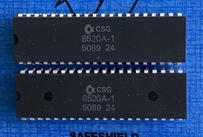 CSG 8520A-1 (x2) ODD EVEN from an AMIGA 500+ MOS 8520A-1 #50 89
