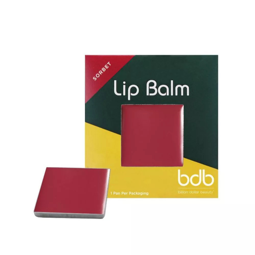 Водостойкий увлажняющий бальзам для губ Billion Dollar Beauty Pan Sorbet - 0,042 унции