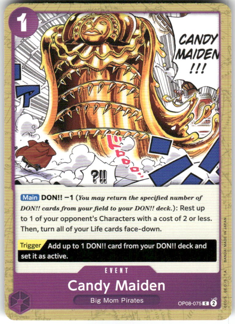 Candy Maiden OP08-075 Common Two Legends One Piece Near Mint