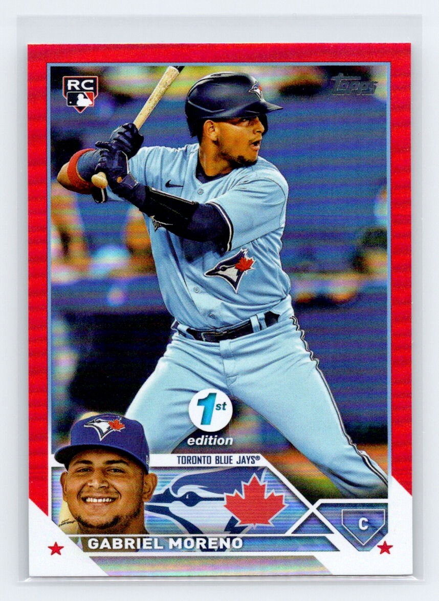 Gabriel Moreno 2023 Topps 1st Edition #169 Red Foil /50 Rookie RC