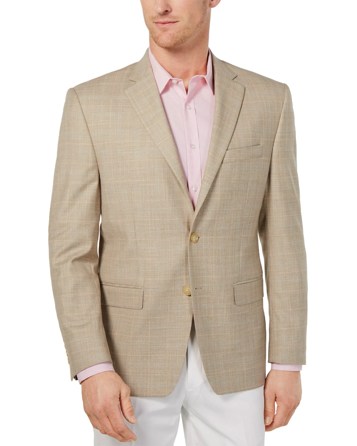 Мужское спортивное пальто Lauren Ralph Lauren классического кроя Windowpane длиной 40 см коричневогосинего цвета 16890₽