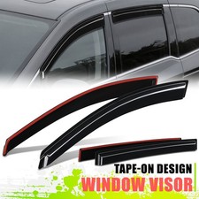 Glossy 4-piece 3m Tape On Wind Rain Side Window Visors For Honda Odyssey 11-17 Glossy 4-piece 3m Tape On Wind Rain Side Window Visors For Honda Odyssey 11-17