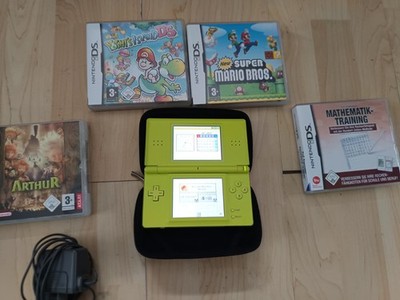 Nintendo DS +Case + Spiele Super Mario Bros Yoshi Yoshi's Island