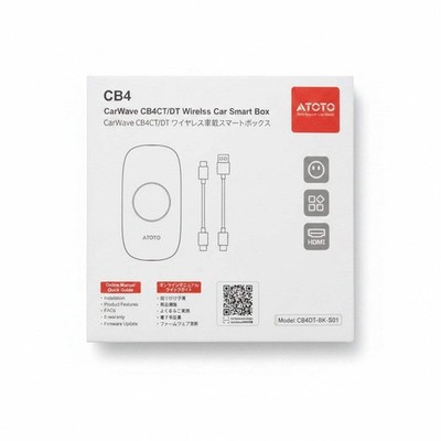 ATOTO CB4 Wireless CarPlay Smart Box Adapter Dongle