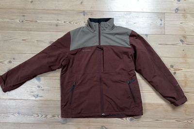 Anorak Winterjacke Columbia L weinrot vintage style neuwertig