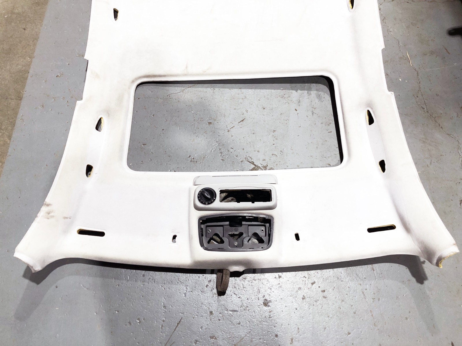03-13 Maserati Quattroporte M139 Grey Headliner Assembly ALCANTARA SUEDED Gray 