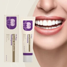 Brightening Toothpaste - Brightening Teeth Gently Cleans Teeth Dirt Breath Fresh