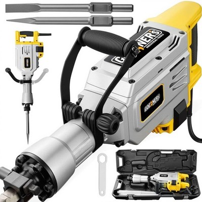 Demolition Jack Hammer Drill, MAX 3500W Jack Hammer Concrete Breaker 1900 BPM He