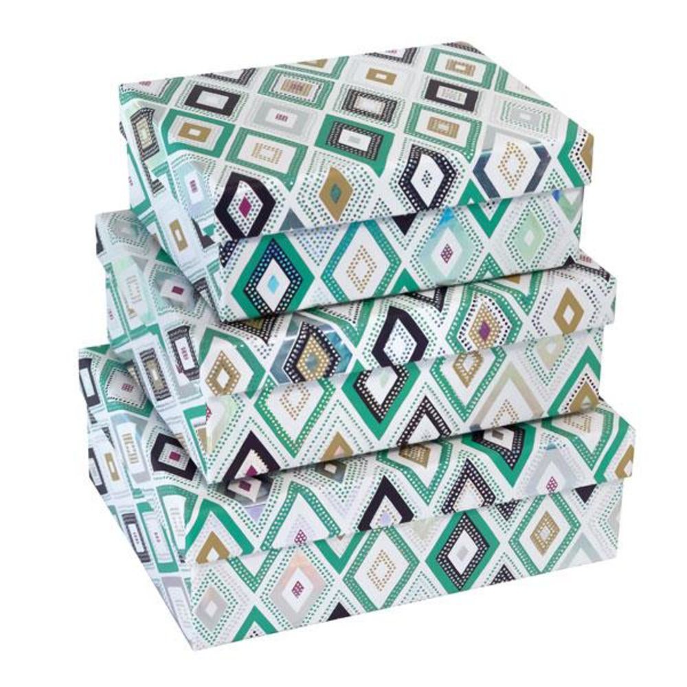 3-й набор Idena Geschenkbox от Karo Grn Geschenkpaket Schachtel 2790₽