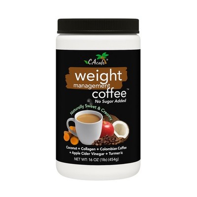 CAcafe Weight Management Coffee-- No Sugar Added (90 Calories) 16OZ