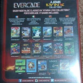 Atari Lynx Collection 1 Multi Game Cartridge for Blaze Evercade w/ Manual