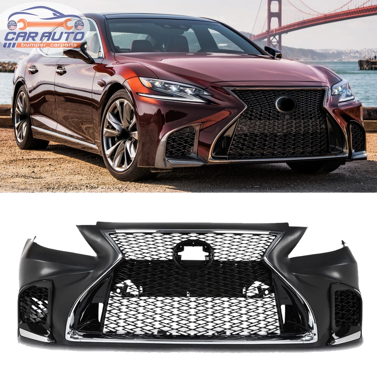 パーツ LS460 LS600 Front Bumper Color Code 077 Bumpers & Parts for Lexus LS460 for sale | eBay