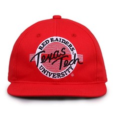 Texas Tech Red Raiders Retro Circle Snapback Hat