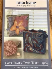 Tote Bags Indygo Junction Pattern IJ754 Two Times Two Tote Diane McCauley Design