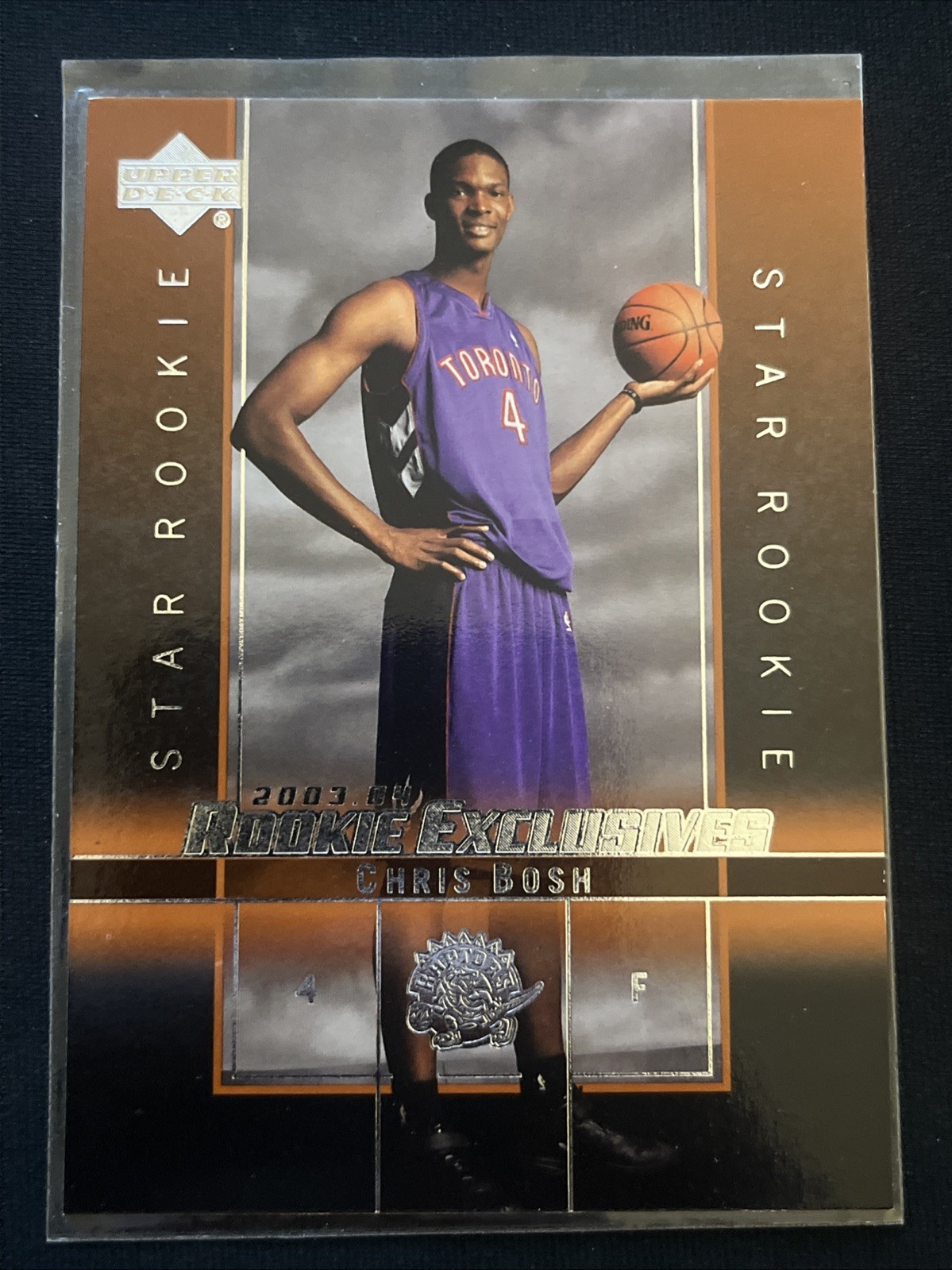 2003-04 Upper Deck Exclusives Chris Bosh Star Rookie 