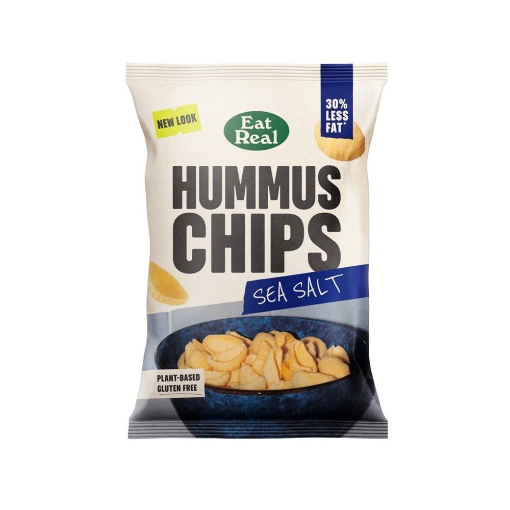 Eat Real Hummus Chips Sea Salt 110g - 5 Pack