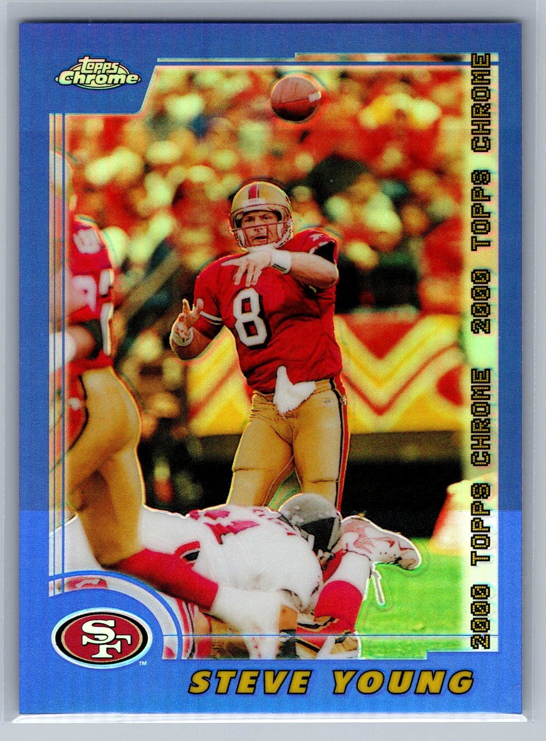2000 Topps Chrome - Steve Young #82 Refractor - HOF NM-MT