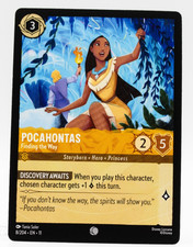 Pocahontas Finding the Way Lorcana Winterspell 8/204 NM