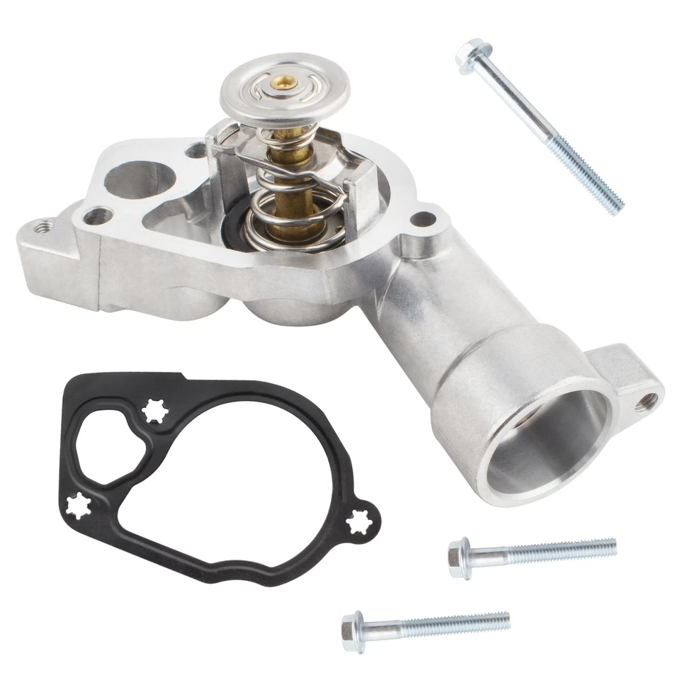 Conjunto de carcasa de termostato de refrigerante de motor para Buick LaCrosse Allure Suzuki XL-7 Foto 2 de 4