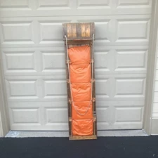 Vintage Rare Adirondack 6 Foot Toboggan w Pad Great for sledding/Decoration!