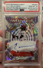 2024 Bowman's Best - Impact Players Auto Elly De La Cruz Lava Ref /50 (AU, RC)