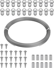 Uniclife Picture Hanging Wire, 100 Feet 1/32" Wire 100 Feet, Silvery