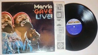Marvin Gaye Live! 1974 Mowtown Reissue M5-181V1 Vinyl LP Record