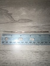 Victoria Steel Crochet Hook No. 13 Open Handle 5โ Made in USA Rare