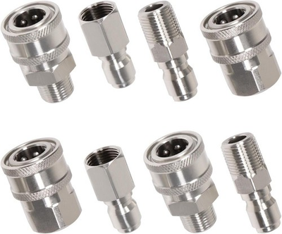 #ad 3 8 Inch Quick Connect Fittings for Pressure Washers Stainless Steel Adapter $33.03