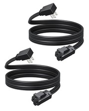 DEWENWILS Heavy Duty 6FT Extension Cord with 3-Prong Flat Plug, 15A/1875W