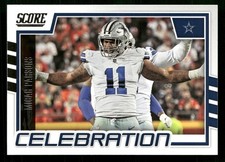 2022 Panini Score Celebration Micah Parsons #C-MP Dallas Cowboys