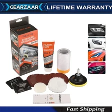 VISBELLA DIY Headlight Restoration kit Car Lamp Lens Cleaning Tools Heavy Duty N