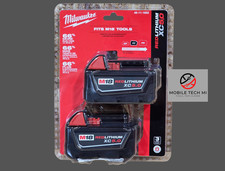 2 Pack Milwaukee Genuine OEM M18 XC5.0 Battery 5.0Ah 18V 48-11-1850 X2 5.0 -1852