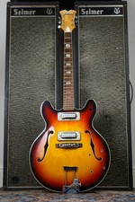 Commodore / Univox / Antoria Japan 1970s Hollowbody Electric Guitar - Sunburst