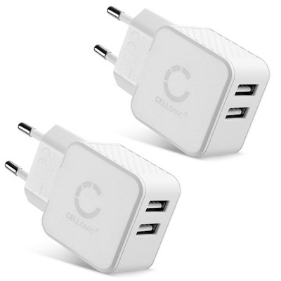 2 Fach USB Netzstecker für Google Pixel 6 Pro Apple iPhone 5S Power Adapter 3.4A
