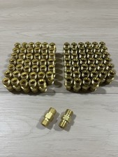 Brass (41)Acetylene & (42)Oxygen Hose Couplings-New Old Stock Bundle