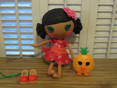 Lalaloopsy Mango Tiki Wiki Large Full Size Doll w/ Pineapple Bird Pet MGA