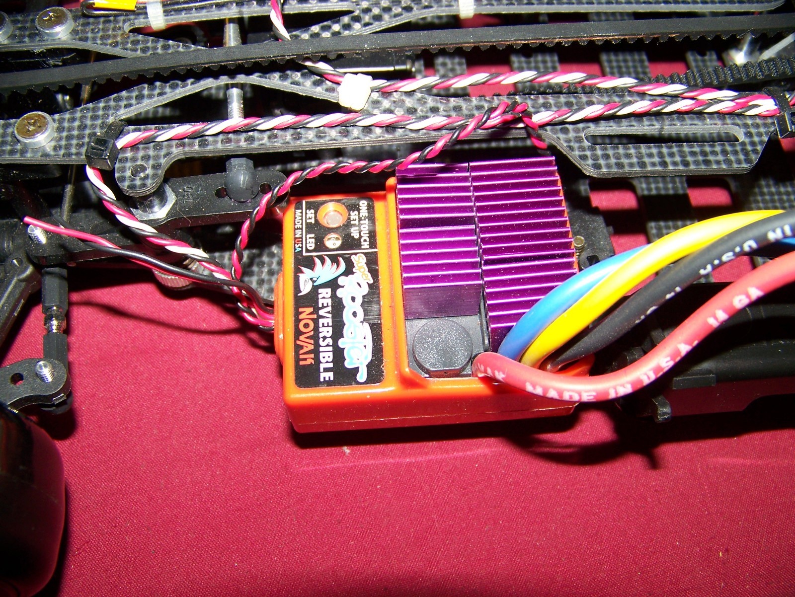 HPI Racing Porsche rs4 pro 2 carbon fiber novak rooster traxxas losi tc3 rc part